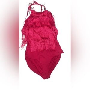 Pink Fringe Women Onesie
